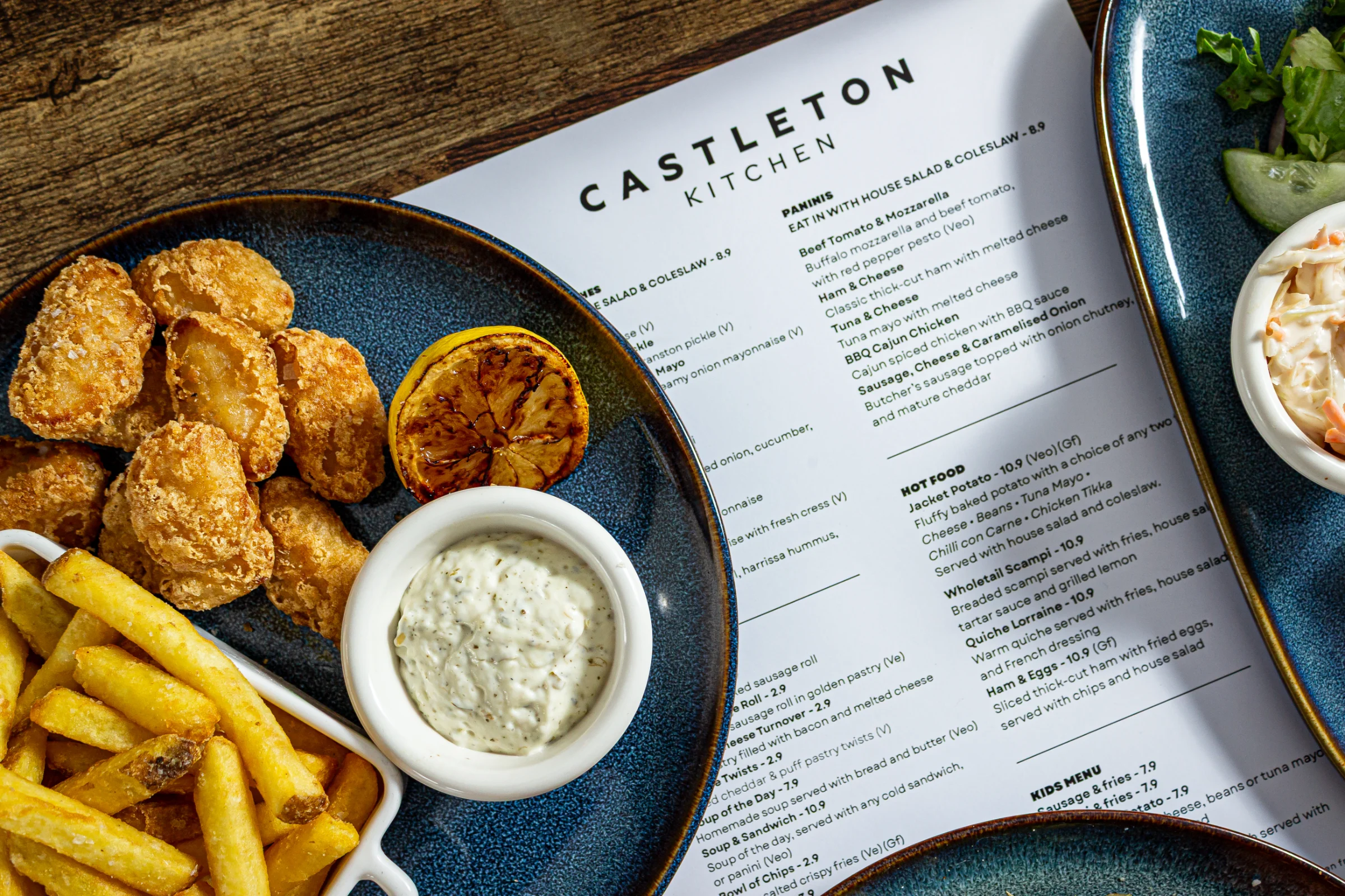 Castleton Kitchen menu and lunch option